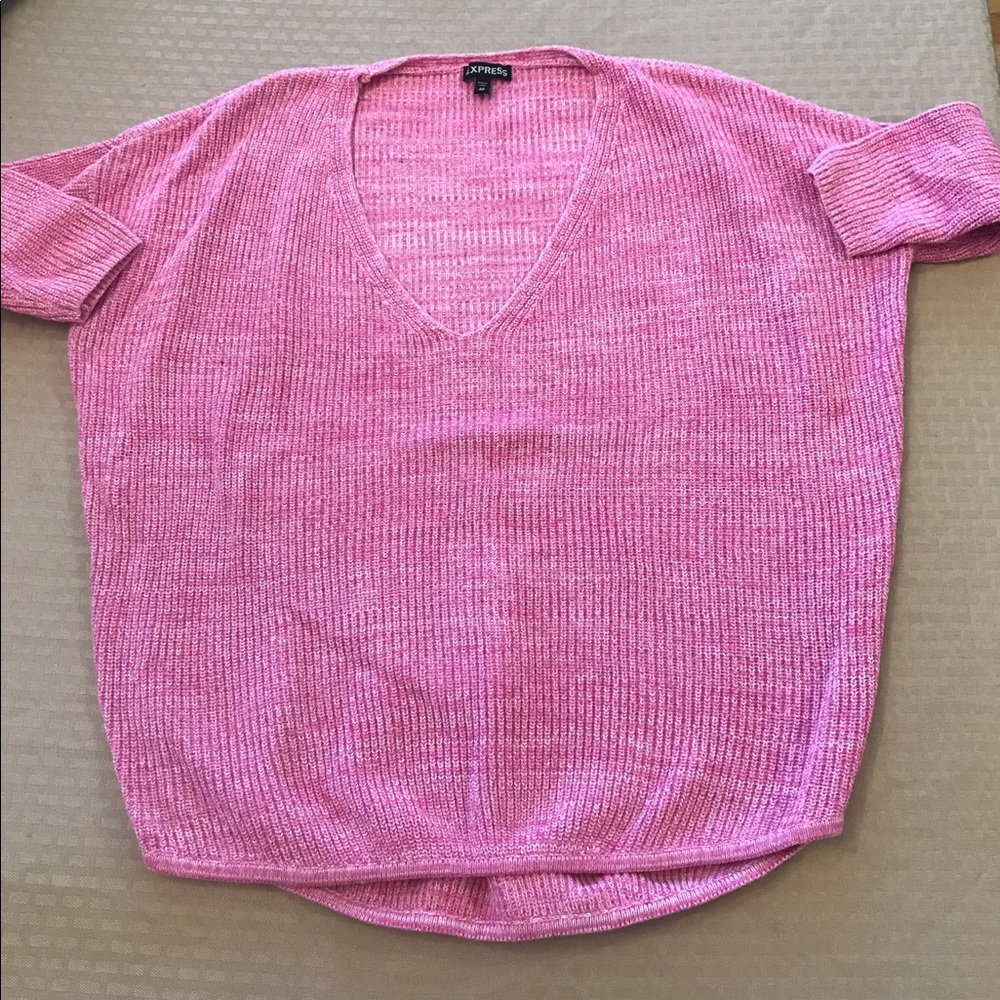 Pink Sweater - Express